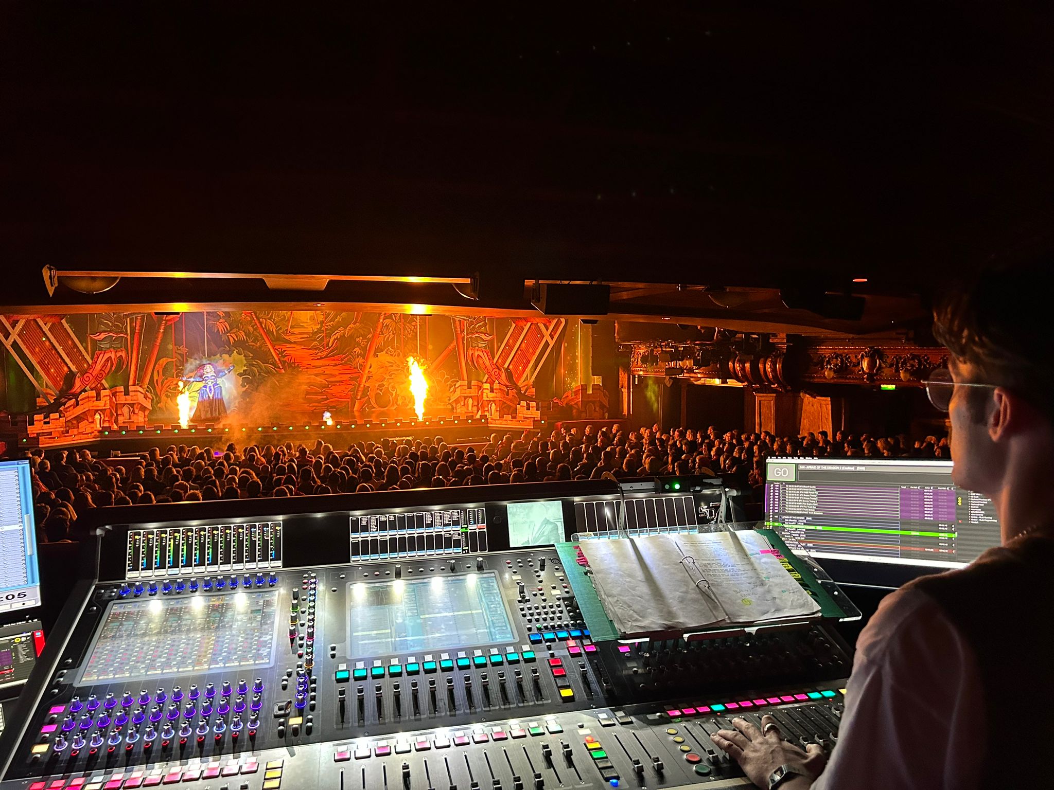 Ewan Mixing at the London Palladium